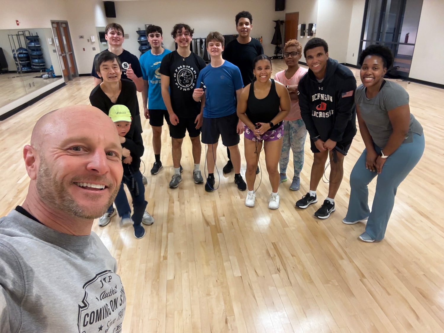 Happy picture of jump rope students for personal one on one Strong Surge coaching with Dan Bantell from Coming On Strong 